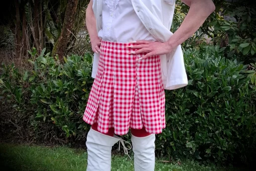 Einen Faltenrock nähen sew a skirt